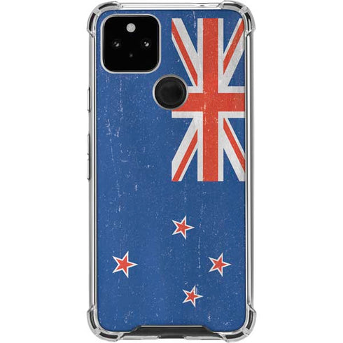 New Zealand Flag Distressed Pixel Cases